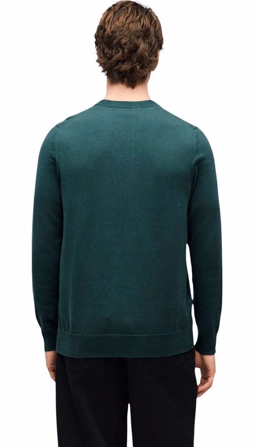 Lyle & Scott Green Cotton Sweater