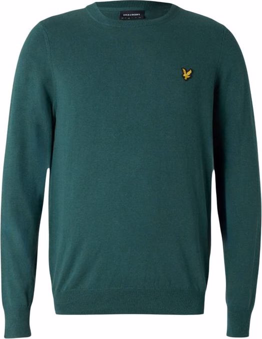 Lyle & Scott Green Cotton Sweater