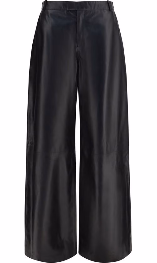 Arma Black Leather Pants