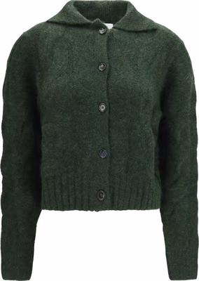 Bicolor Cashmere Cardigan