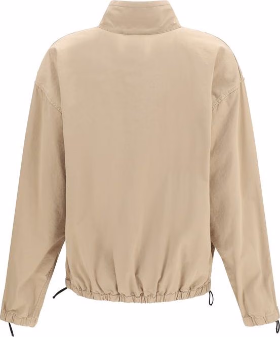 Miu Miu Beige Cotton Full-Length Jacket