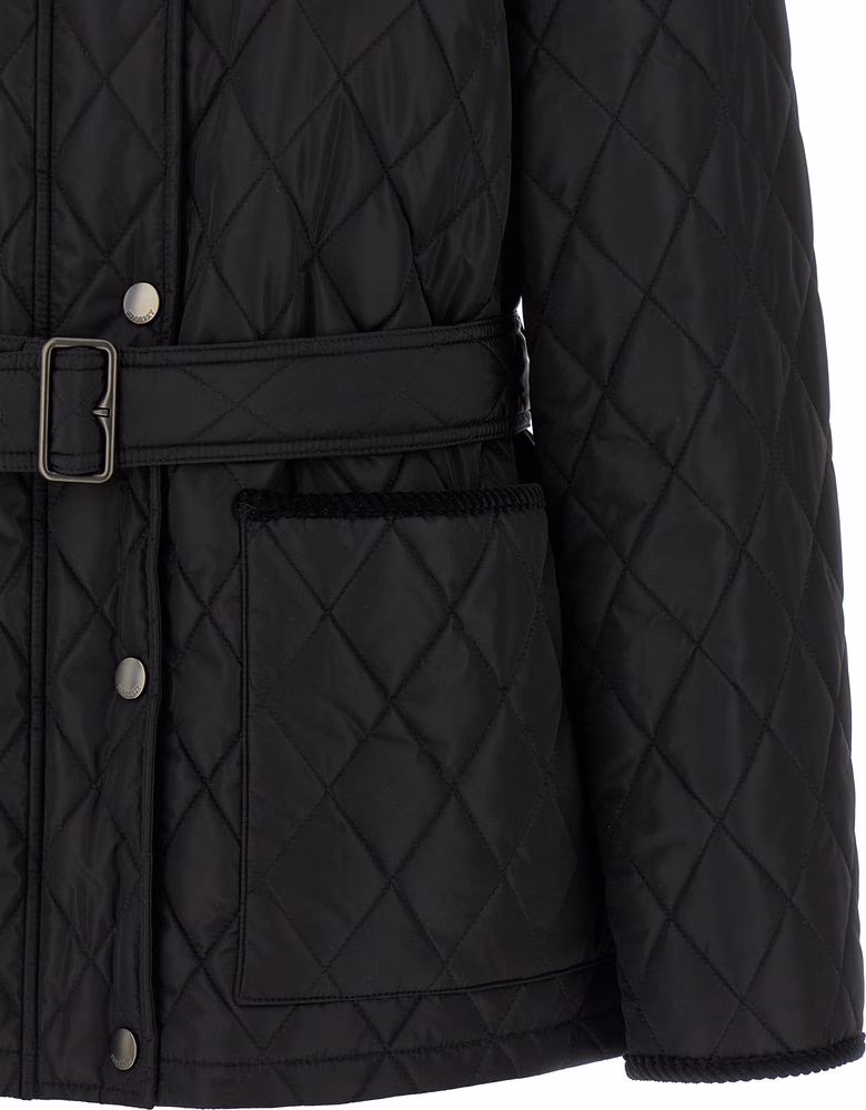 Burberry Black Polyamide Full-Length Jacket
