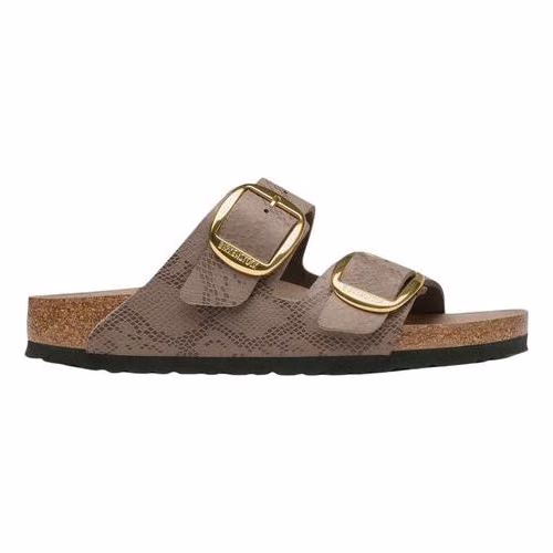 Birkenstock Gray Synthetic Flat Sandals