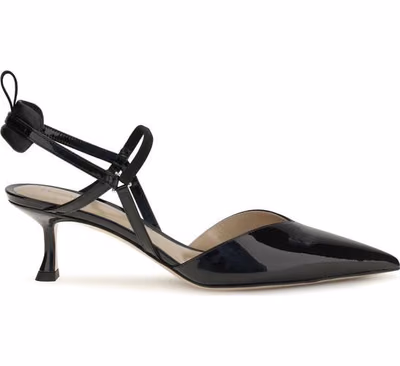 Black Calf Leather Bos Taurus High Heel Pumps