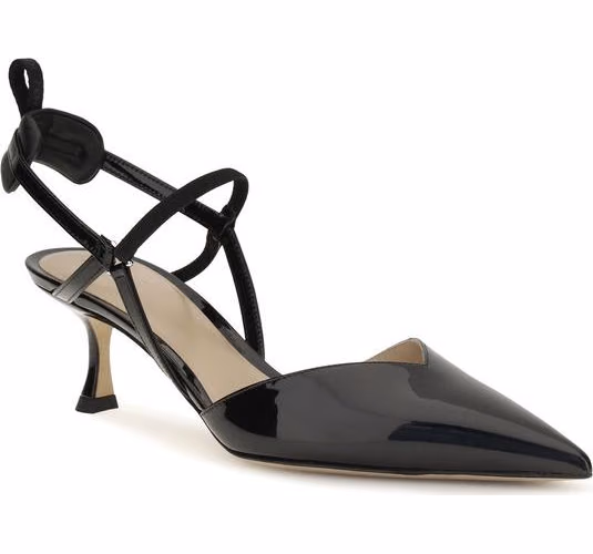 Fendi Black Calf Leather Bos Taurus High Heel Pumps