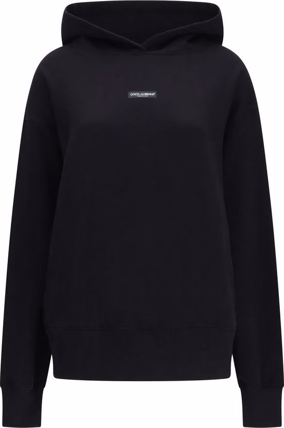 Dolce & Gabbana Black Cotton Sweatshirt