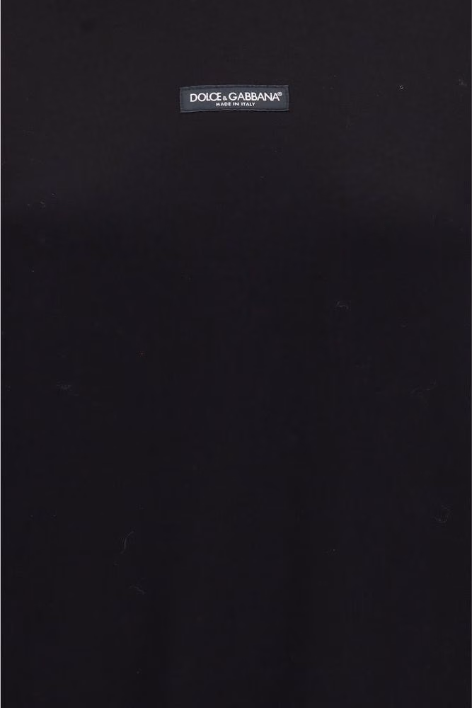 Dolce & Gabbana Black Cotton Sweatshirt
