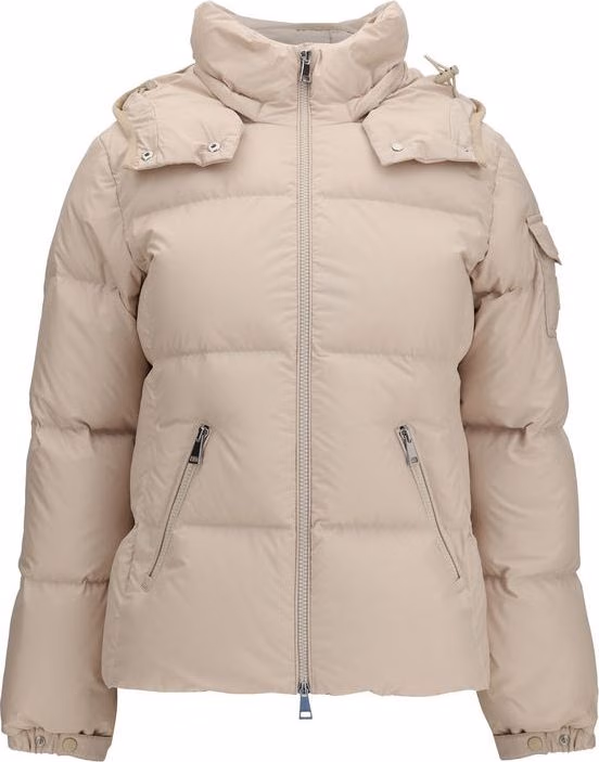 Moncler Beige Goose Down Shell Jacket