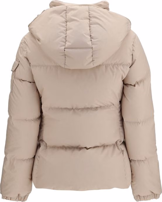 Moncler Beige Goose Down Shell Jacket