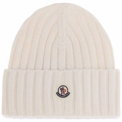 White Wool Oves Aries Beanie