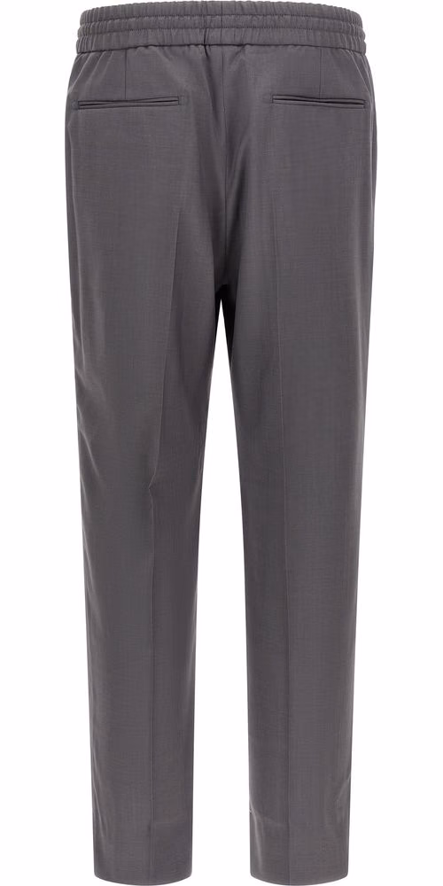 Brioni Gray Wool Casual Pants