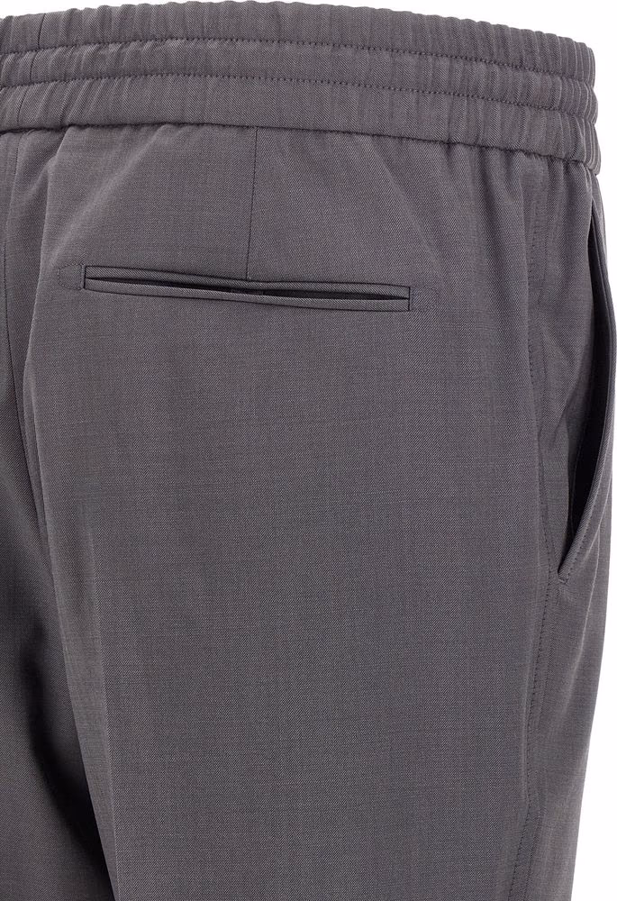 Brioni Gray Wool Casual Pants