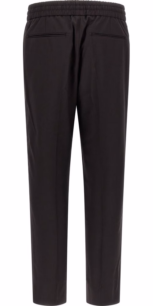 Brioni Brown Wool Casual Pants