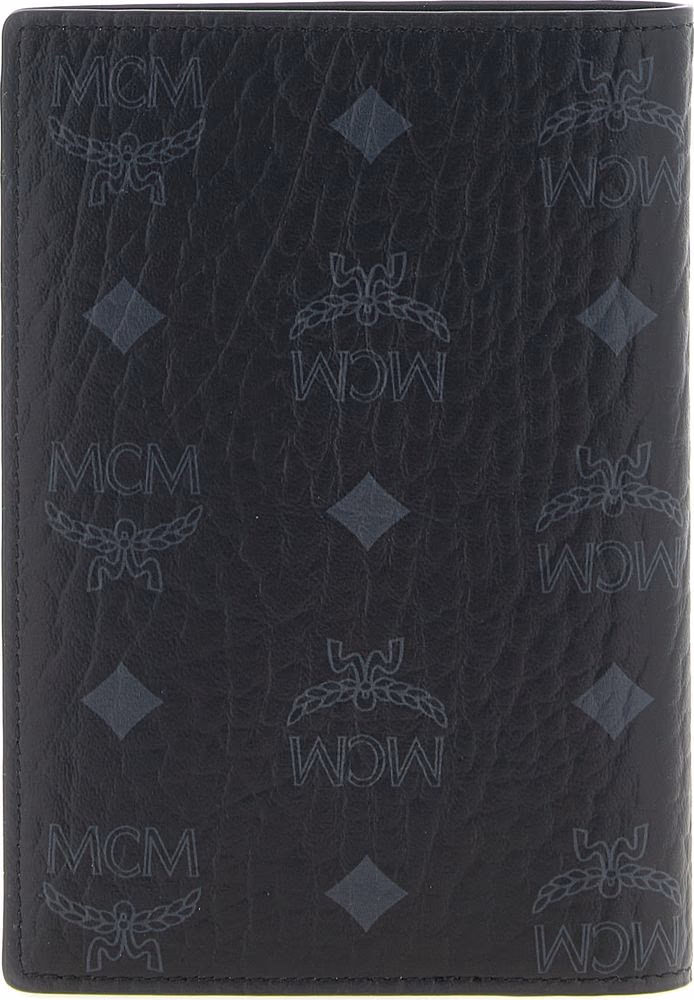 MCM Black Polyethylene Wallet