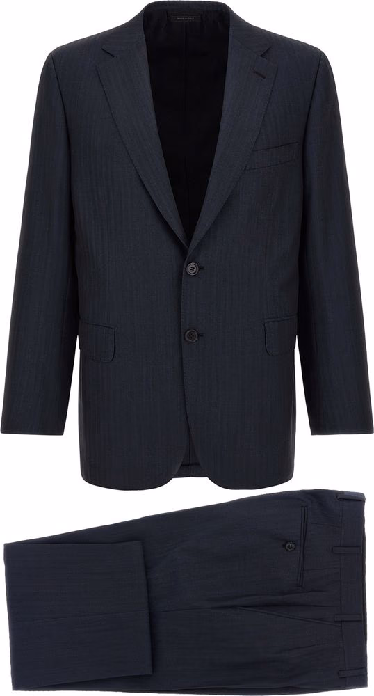 Brioni Blue Wool Blazer