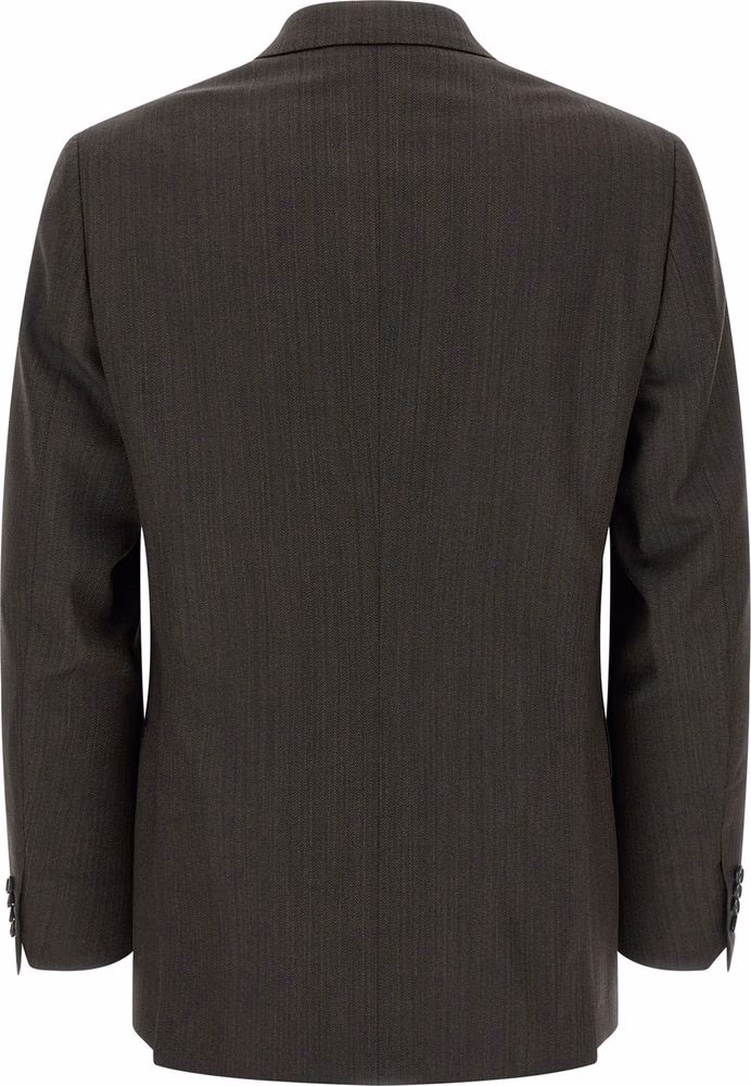 Brioni Brown Wool Two-Piece Suit