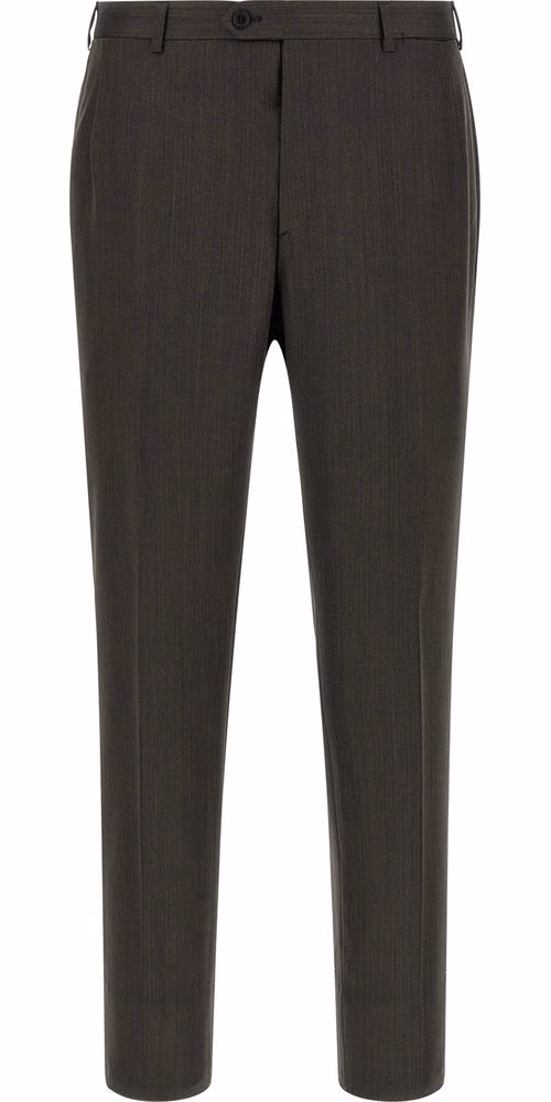Brioni Brown Wool Two-Piece Suit
