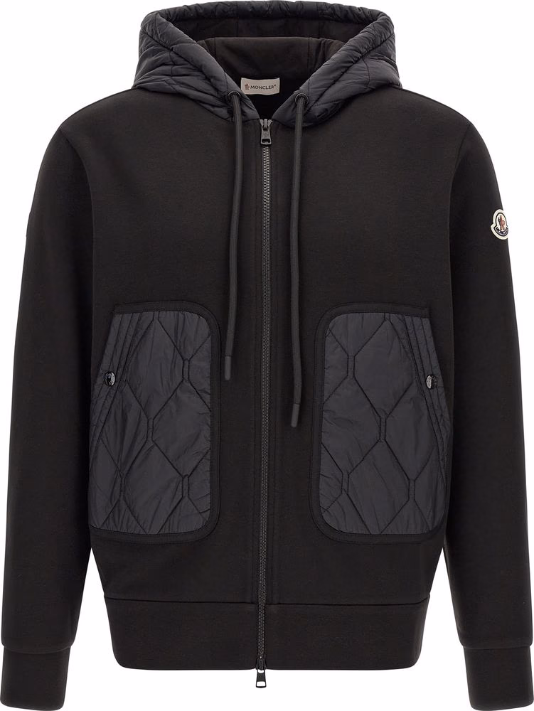 Moncler Black Polyamide Cardigan