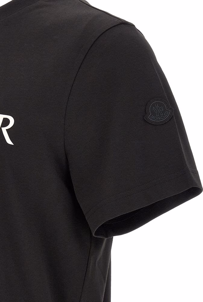 Moncler Black Cotton T-Shirt
