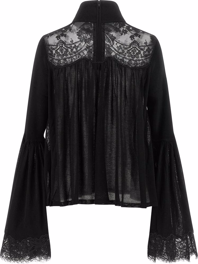 Zimmermann Black Lyocell Blouse