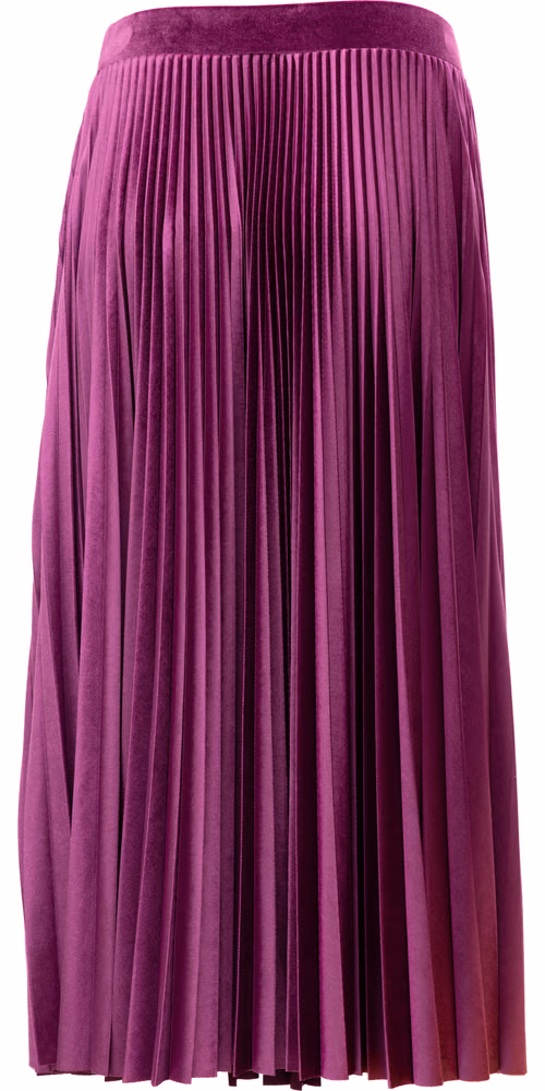 Valentino Garavani Women Purple Silk Skirt
