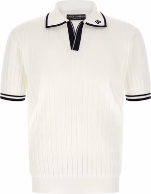 Bicolor Cotton Polo Shirt