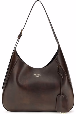 Brown Calf Leather Bos Taurus Shoulder Bag
