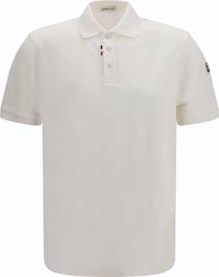 White Cotton Polo Shirt