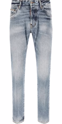 Blue Cotton Jeans Denim