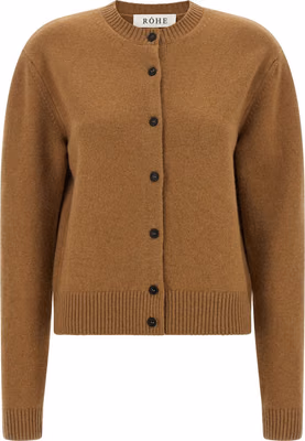 Brown Wool Cardigan