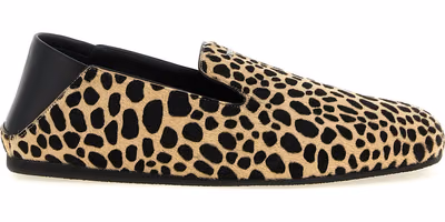 Multicolor Calfskin Slip-On Loafers