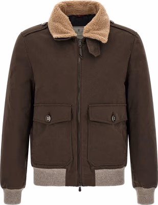 Brown Cotton Bomber