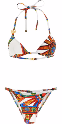 Multicolor Polyamide Bikini