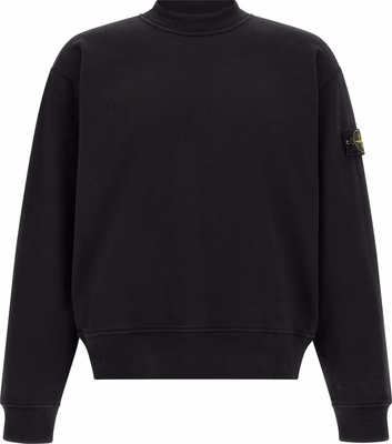 Black Cotton Sweatshirt