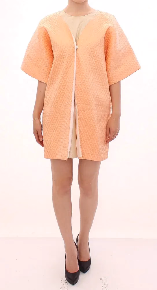 Andrea Incontri Pink Short Sleeves Jacket Coat