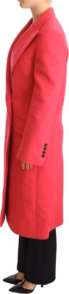 Dolce & Gabbana Pink Double Breasted Trenchcoat Jacket