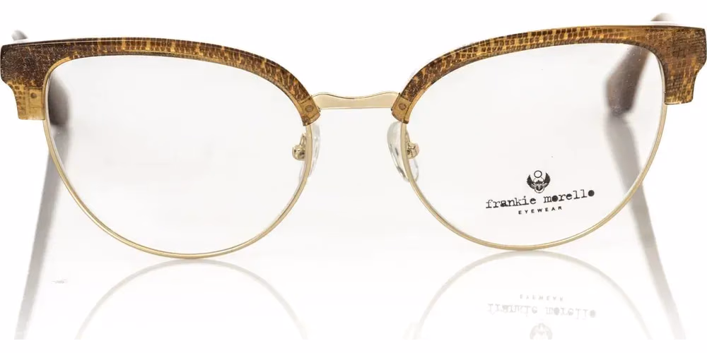 Frankie Morello Brown Metallic Fibre Women Frame