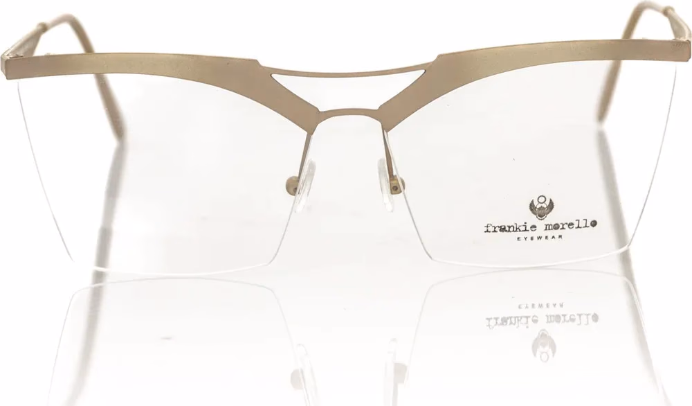 Frankie Morello Brown Metallic Women's Eyeglass Frame