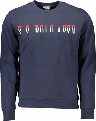 Blue Cotton Men's Sweatshirt