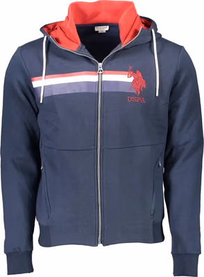 Blue Cotton Men's Sweatshirt