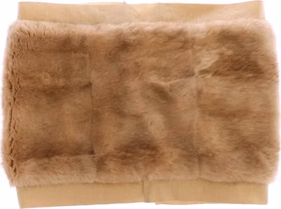 Beige MINK Fur Scarf Foulard Neck Wrap