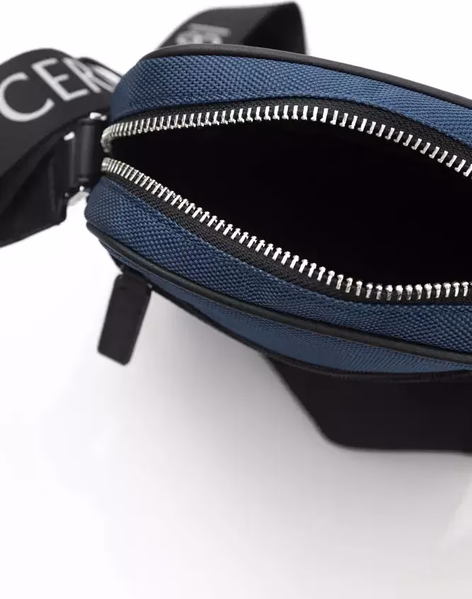 Cerruti 1881 Blue Nylon Men Bag