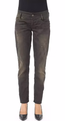 Black Cotton Women Jeans
