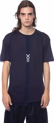 Blue Cotton Men T-Shirt
