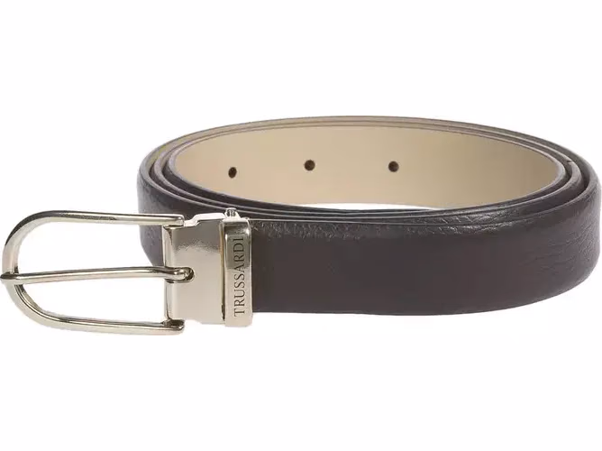 Trussardi Brown Leather Belt