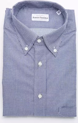 Blue Cotton Men's Shirt
