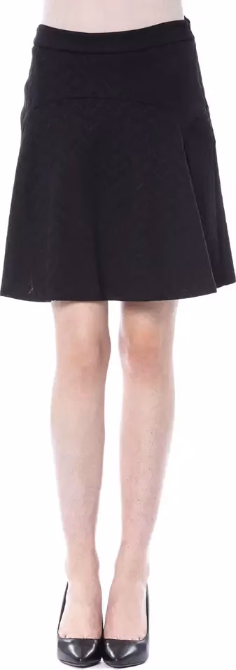 BYBLOS Black Polyester Women Skirt