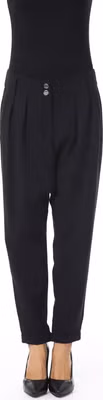 Black Polyester Women Pant
