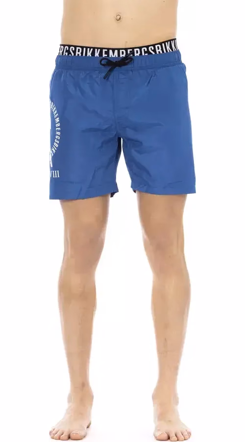 Bikkembergs Black Polyester Men Swimsuit