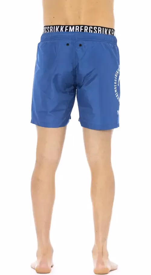 Bikkembergs Black Polyester Men Swimsuit